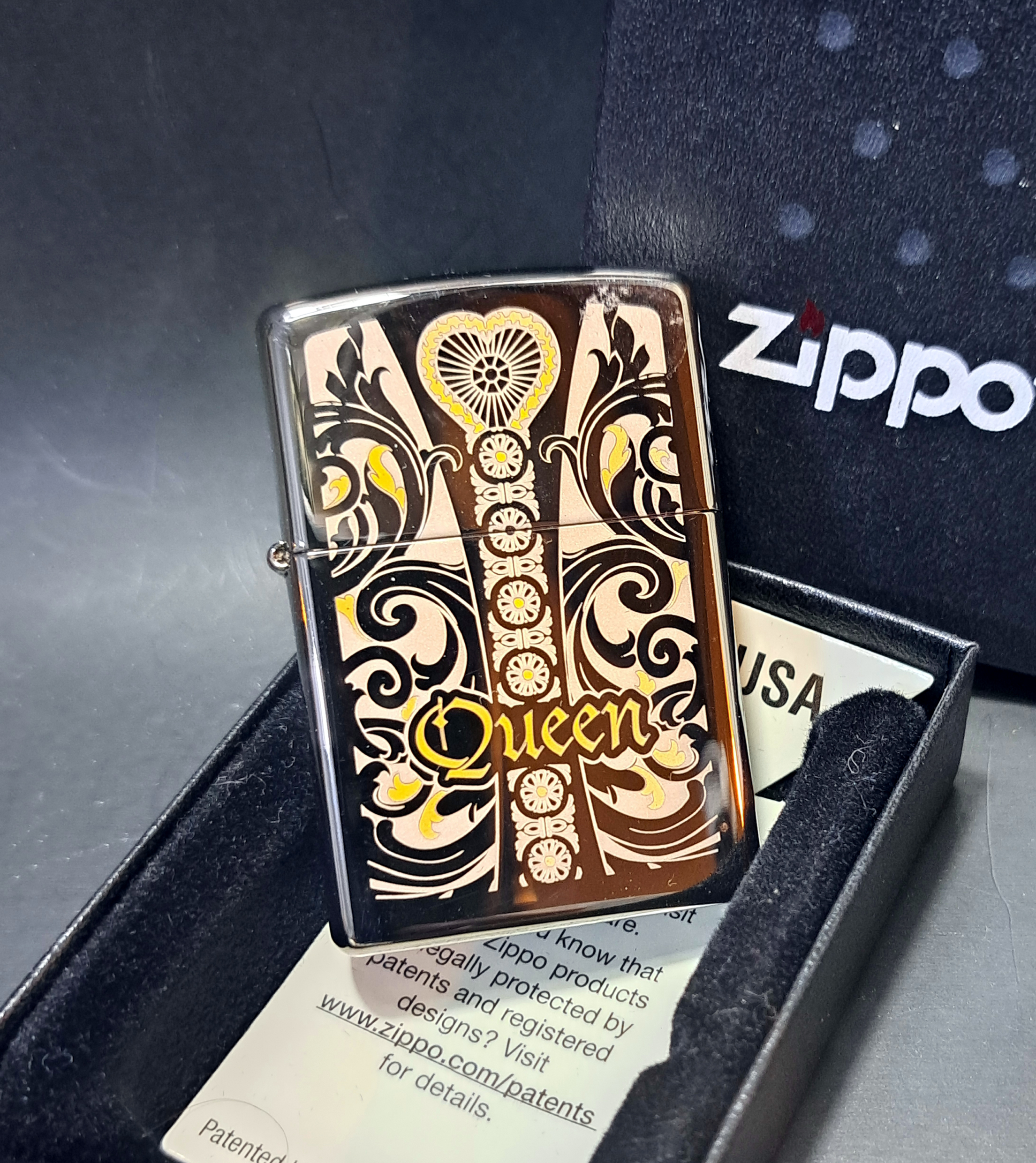 Beautiful Queen Zippo Lighter